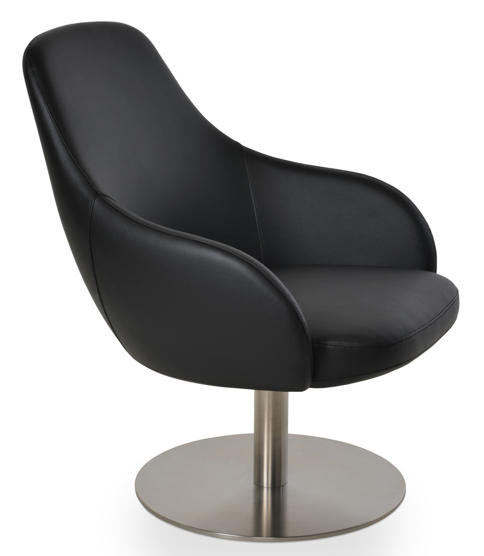 Gazel Lounge Chair Swivel Round.