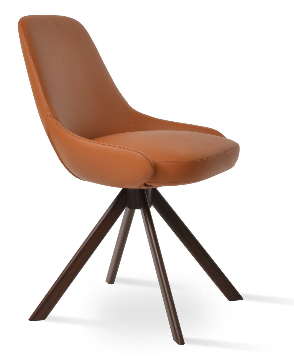 Gazel Sword Dining Swivel Chair.