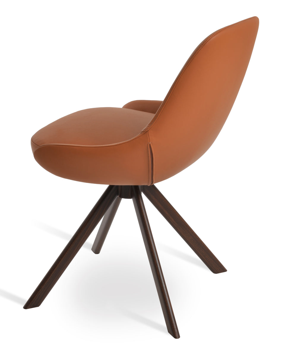 Gazel Sword Dining Swivel Chair.