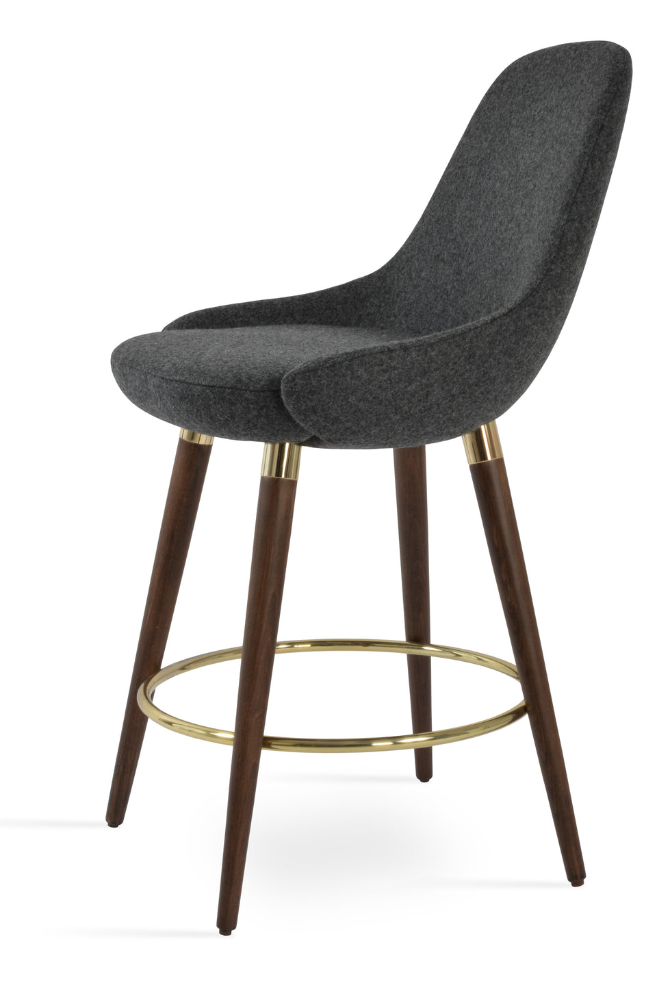 Gazel Wood Counter Stool.
