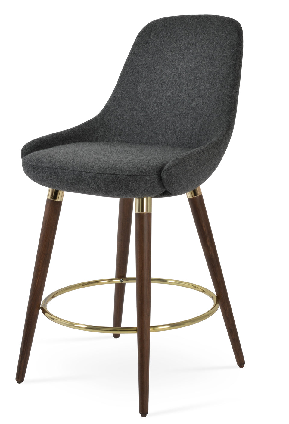 Gazel Wood Counter Stool.