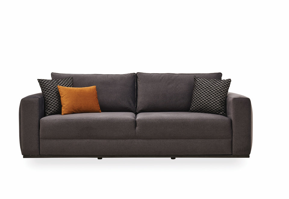 US Carino 3 Seater Sofa Bed - Dark Grey