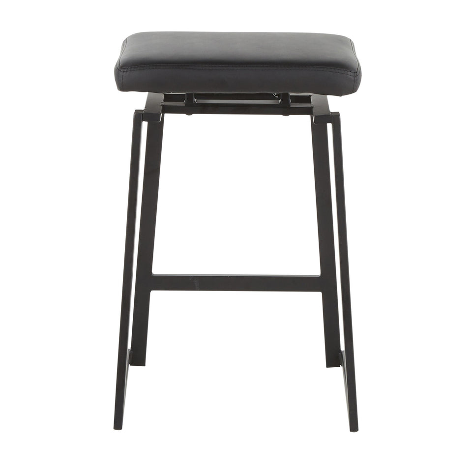 Geo Upholstered Counter Stool - Set of 2.