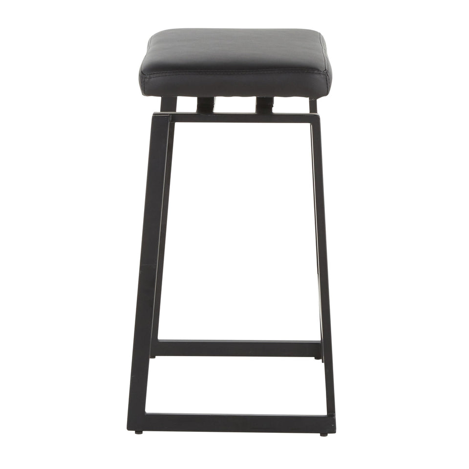 Geo Upholstered Counter Stool - Set of 2.