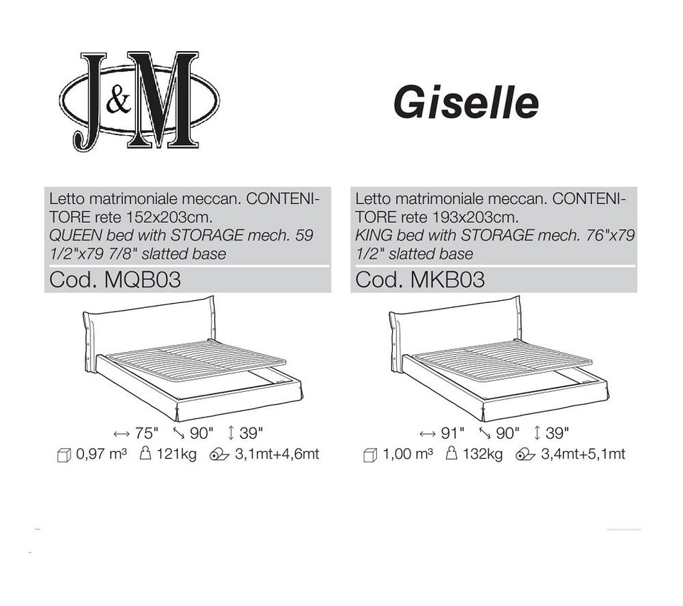 Giselle Storage Bed.
