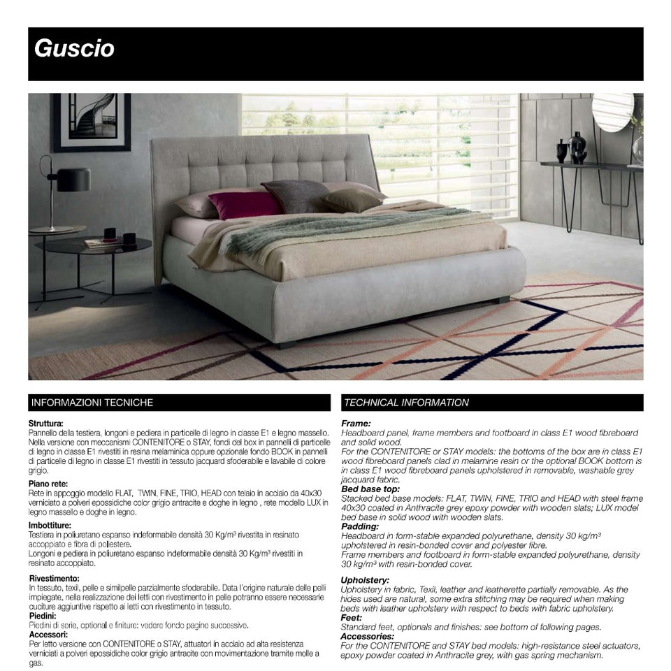 Guscio Premium Storage Bed.