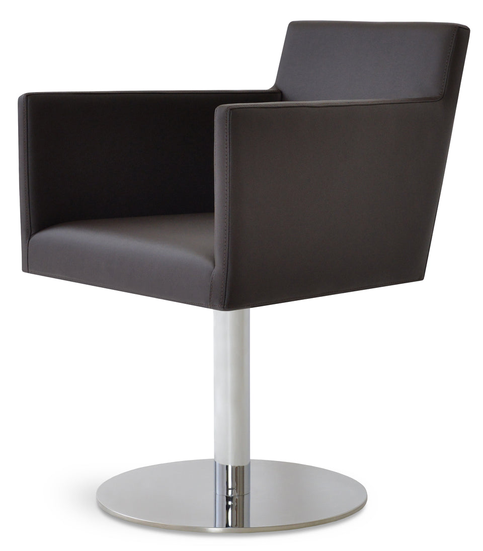 Harput Round Swivel Arm Chair.