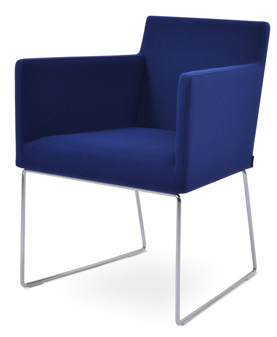 Harput Sled Wire Arm Chair.