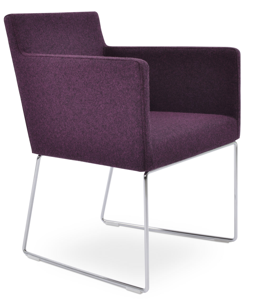 Harput Sled Wire Arm Chair.