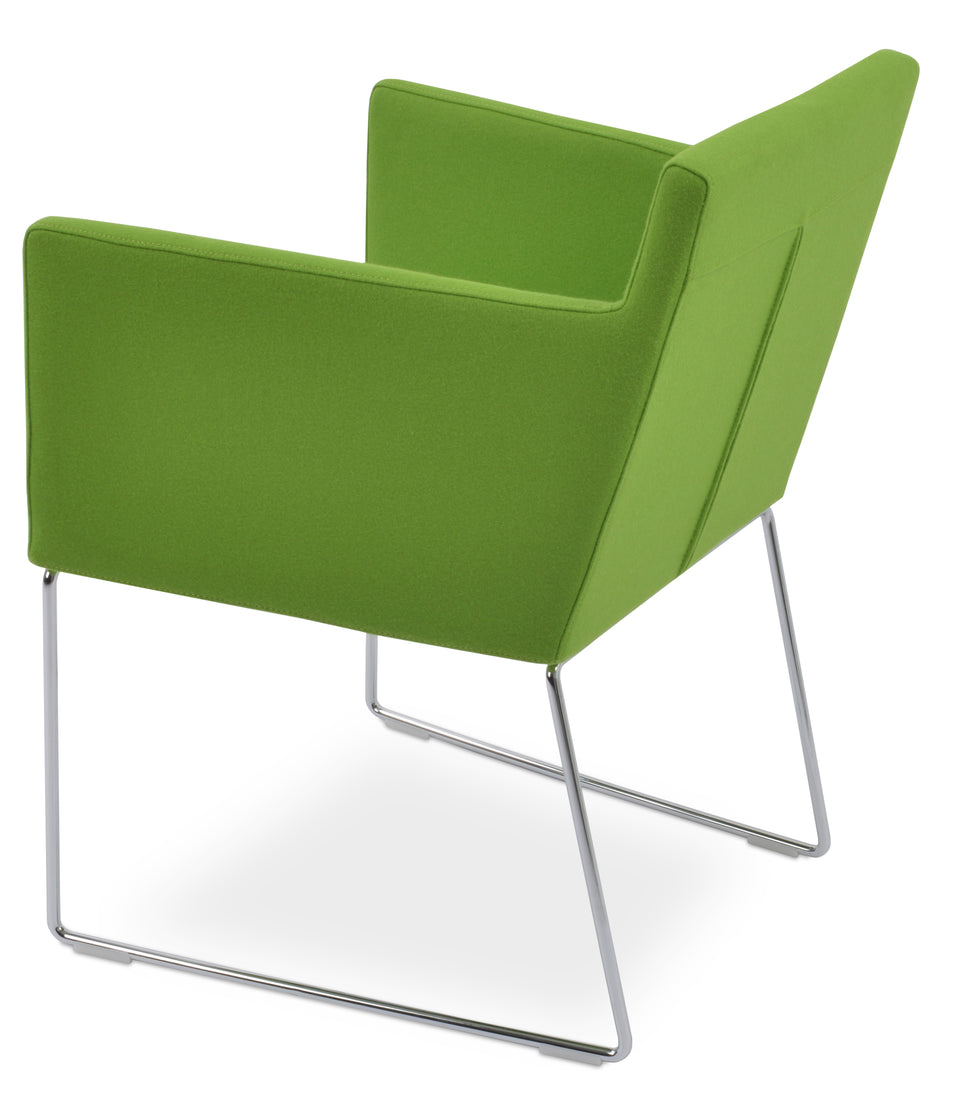 Harput Sled Wire Arm Chair.