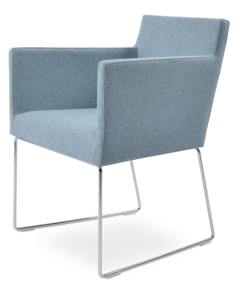 Harput Sled Wire Arm Chair.