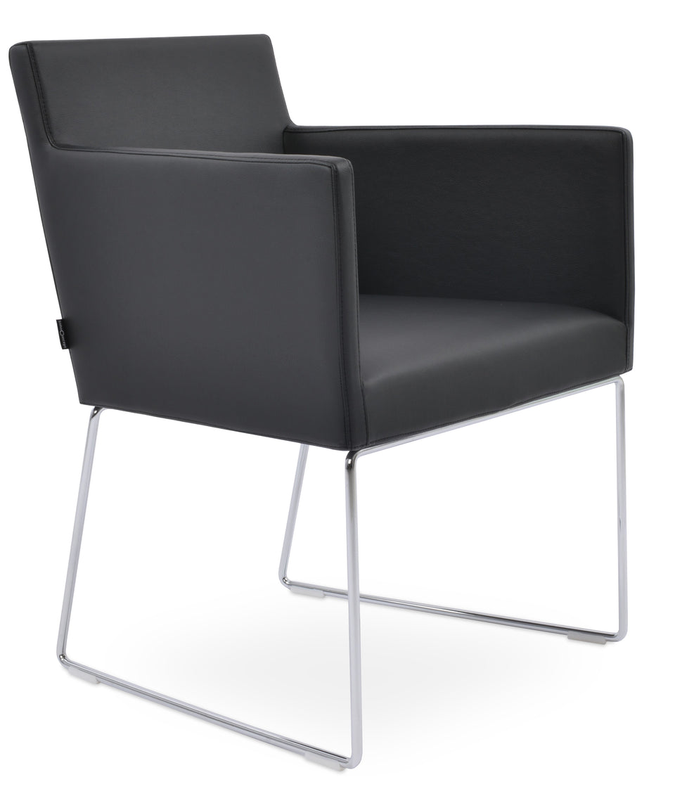 Harput Sled Wire Arm Chair.