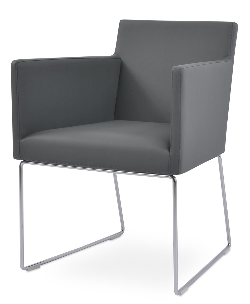 Harput Sled Wire Arm Chair.