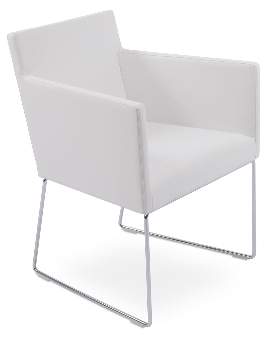 Harput Sled Wire Arm Chair.