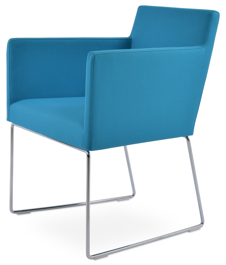 Harput Sled Wire Arm Chair.