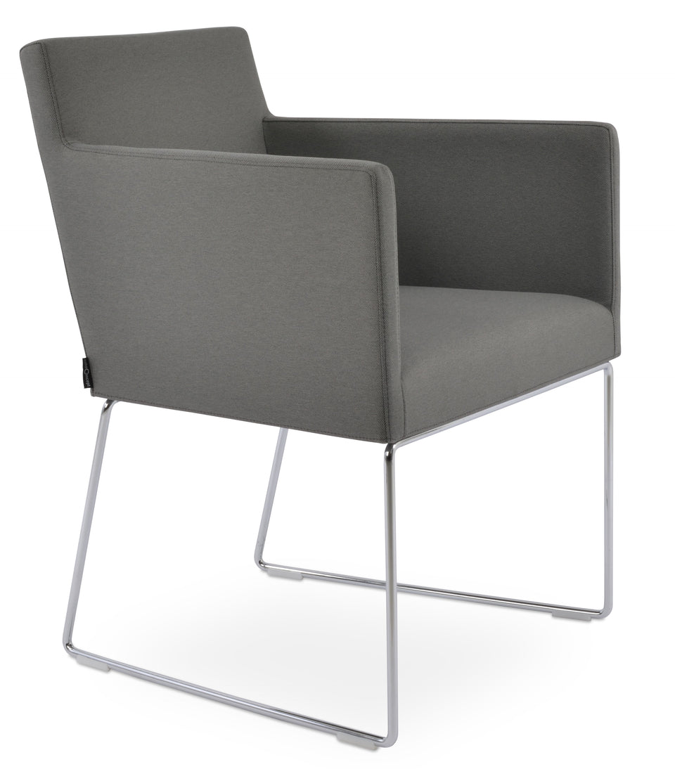 Harput Sled Wire Arm Chair.