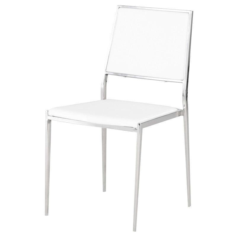 Aaron Dining Chair - White.