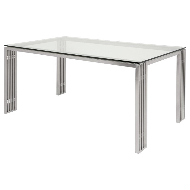 Quasi Dining Table - Silver.