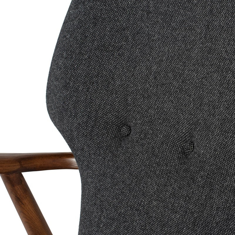 Patrik Occasional Chair - Dark Grey.