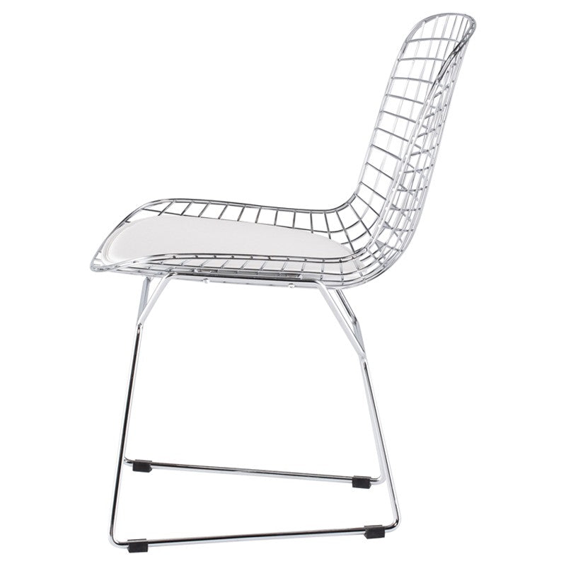 Wireback Dining Chair - White.