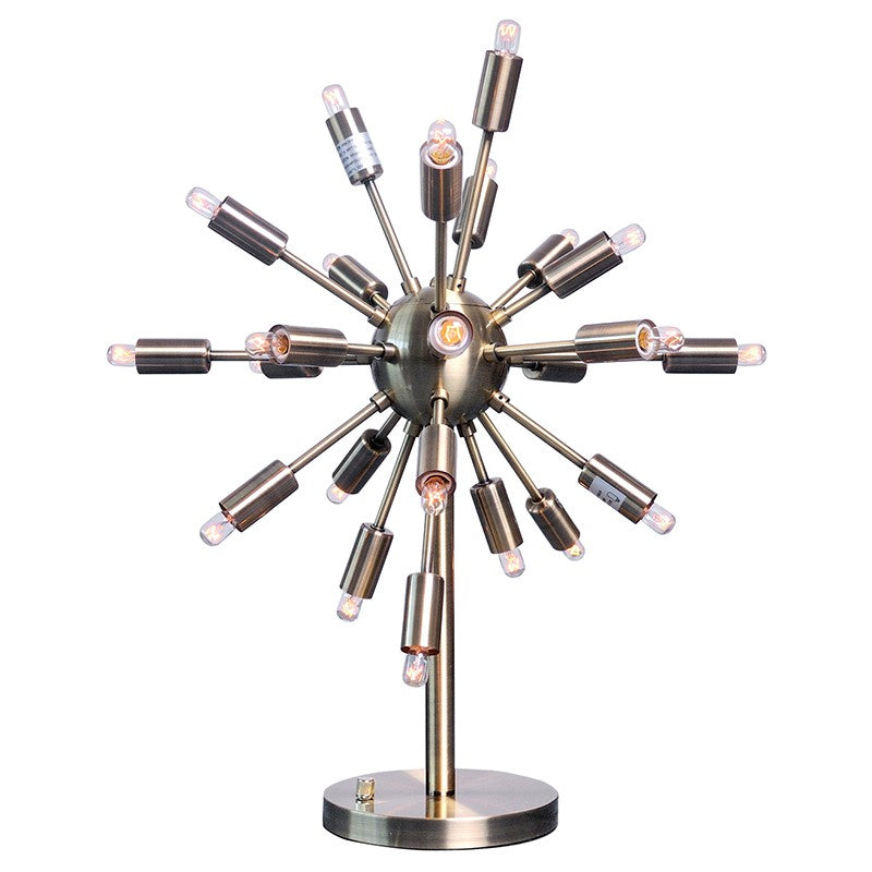 Sputnik Table Light - Antique Brass.