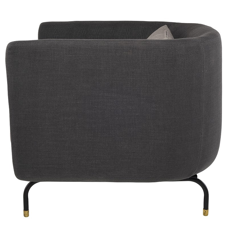 Gabriel Occasional Chair - Charcoal Grey.