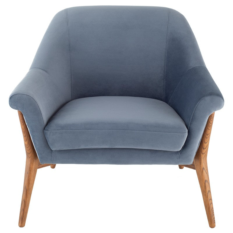 Charlize Occasional Chair - Dusty Blue.