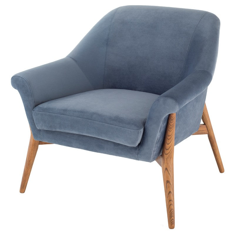 Charlize Occasional Chair - Dusty Blue.