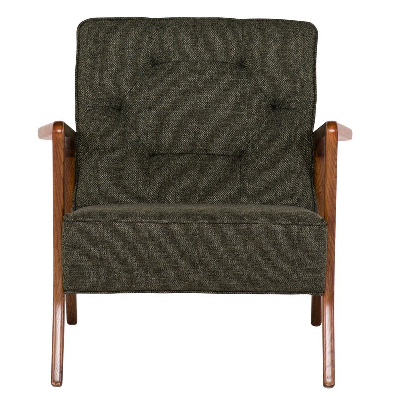 Eloise Occasional Chair - Hunter Green Tweed.
