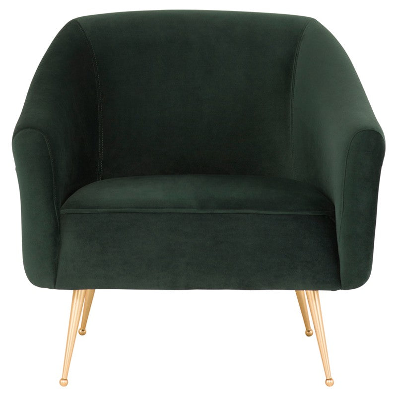 Lucie Occasional Chair - Emerald Green.