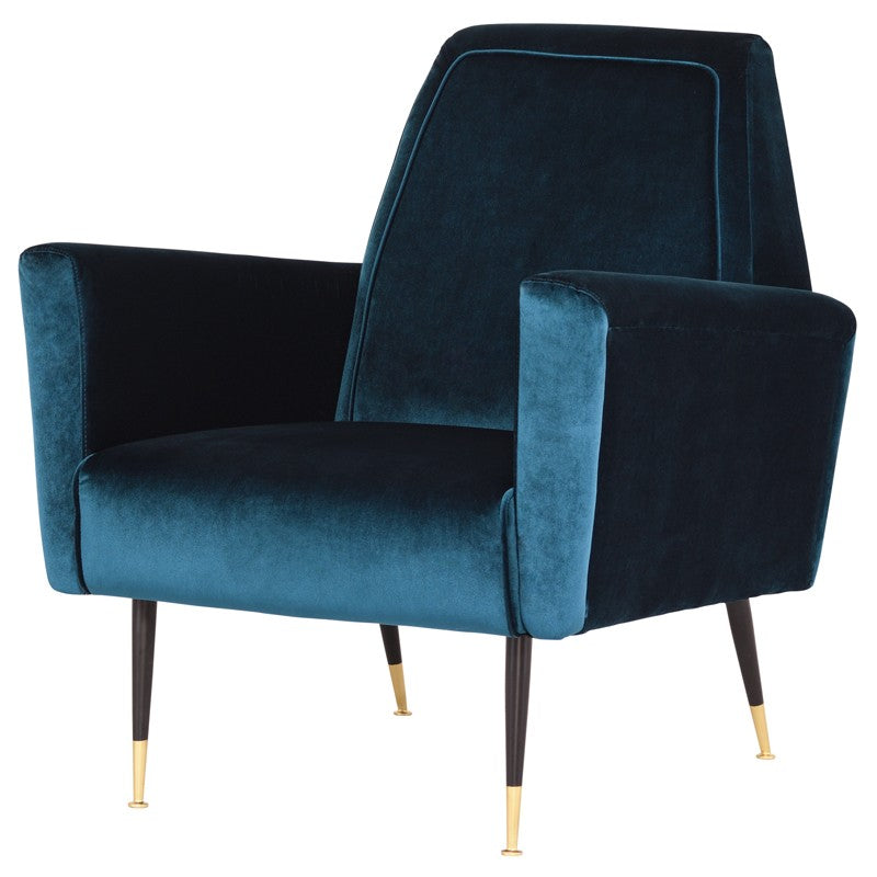Victor Occasional Chair - Midnight Blue.