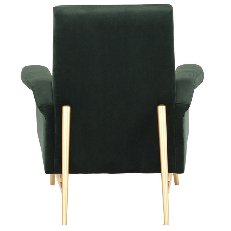 Mathise Occasional Chair - Emerald Green.