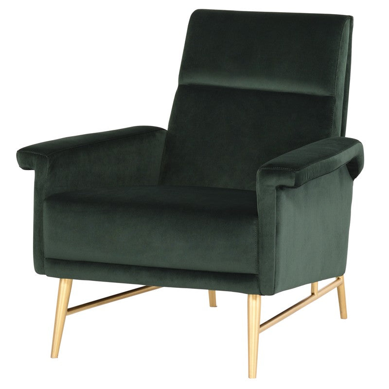 Mathise Occasional Chair - Emerald Green.