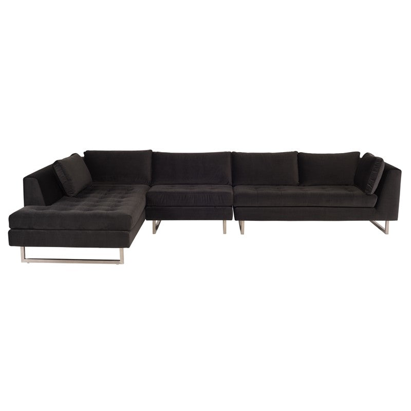 Janis Seat Armless Sofa - Shadow Grey.