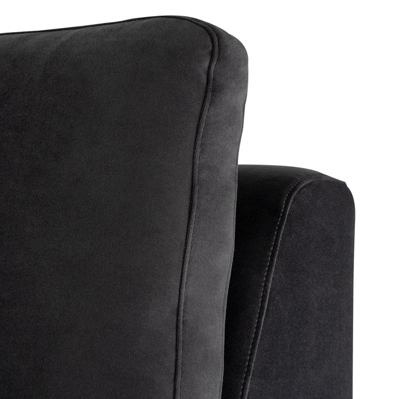 Janis Seat Armless Sofa - Shadow Grey.
