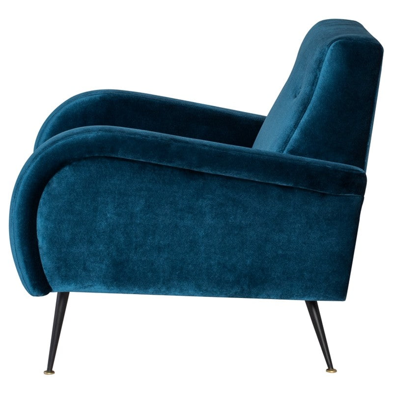 Hugo Occasional Chair - Midnight Blue.