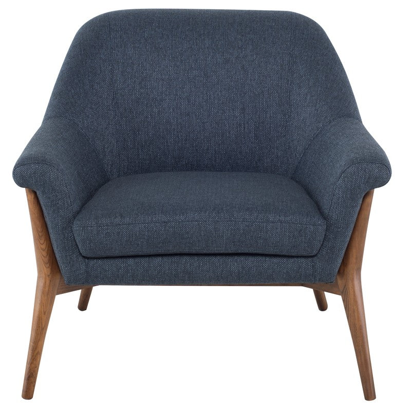 Charlize Occasional Chair - Denim Tweed.