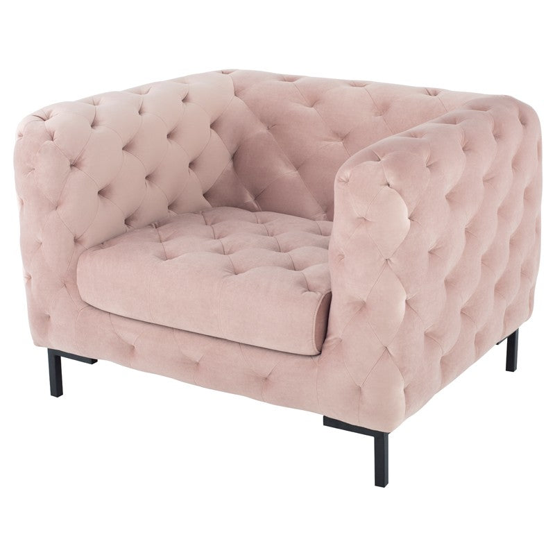 Tufty Occasional Chair - Blush.