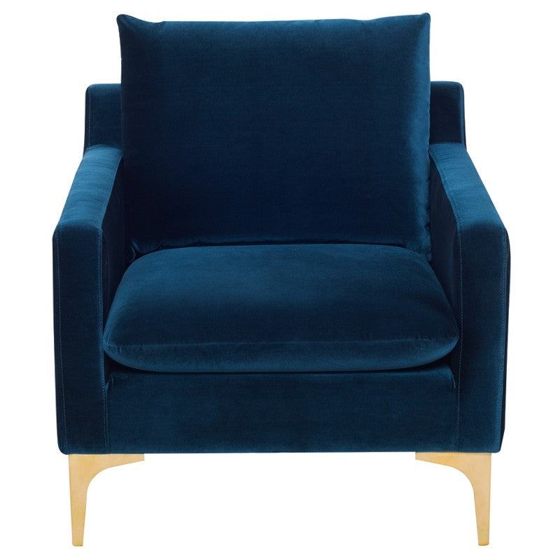 Anders Occasional Chair - Midnight Blue.