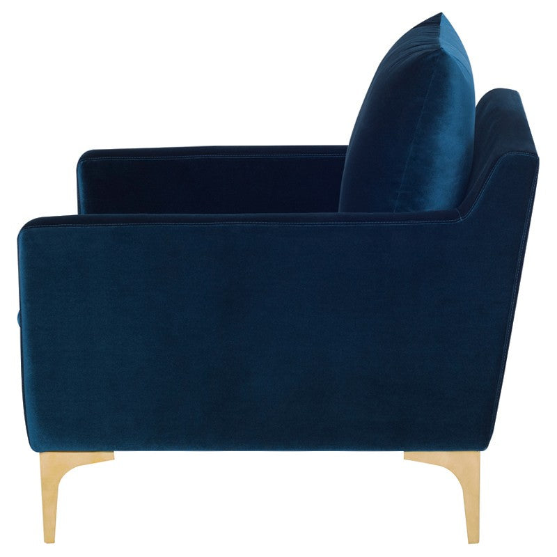 Anders Occasional Chair - Midnight Blue.