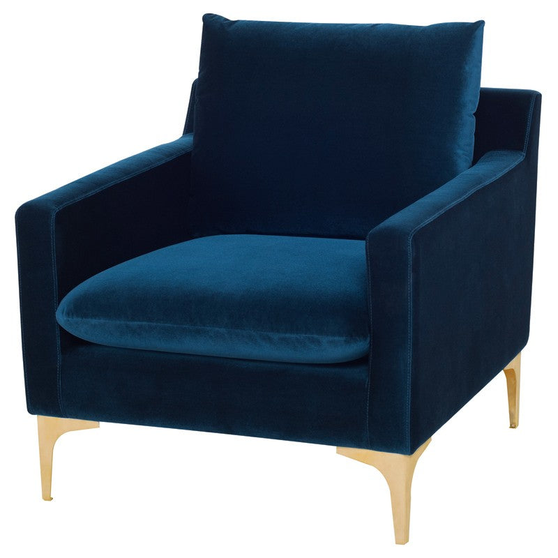 Anders Occasional Chair - Midnight Blue.