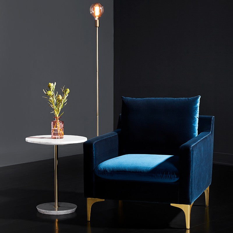 Anders Occasional Chair - Midnight Blue.