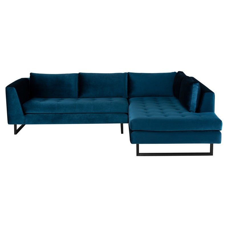 Janis Sectional - Midnight Blue.