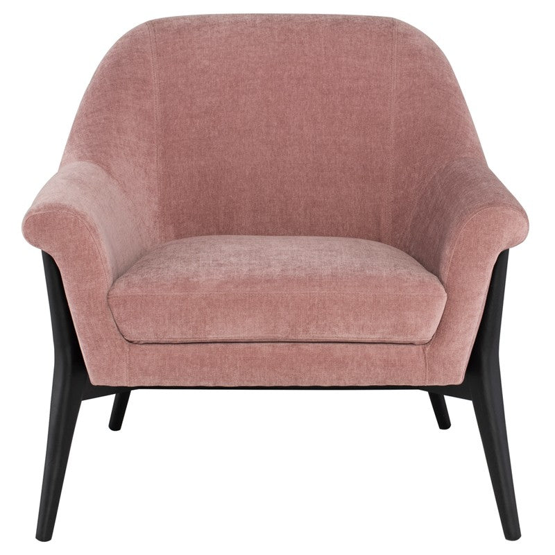 Charlize Occasional Chair - Dusty Rose.