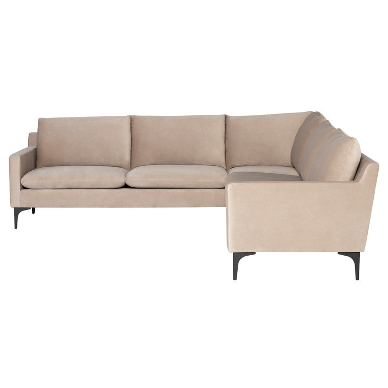 Anders L Sectional - Nude.