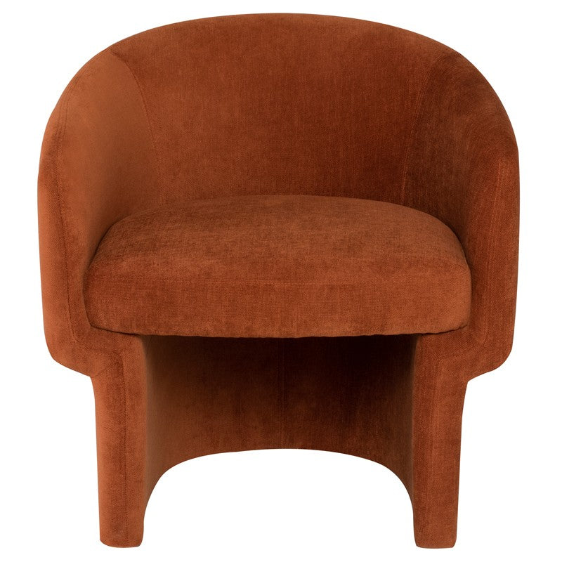 Clementine Occasional Chair - Terracotta.