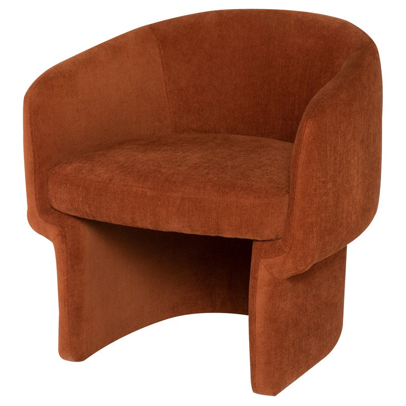 Clementine Occasional Chair - Terracotta.