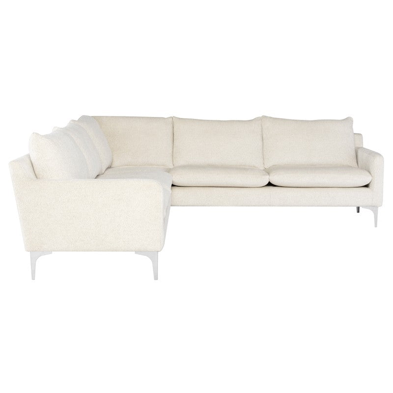 Anders L Sectional - Coconut.