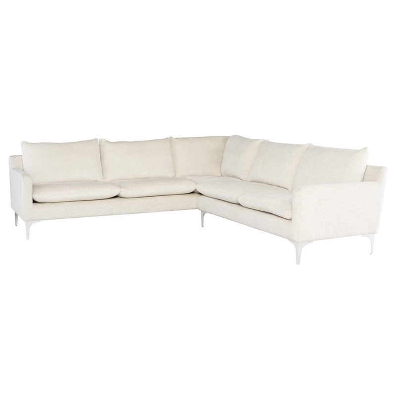 Anders L Sectional - Coconut.