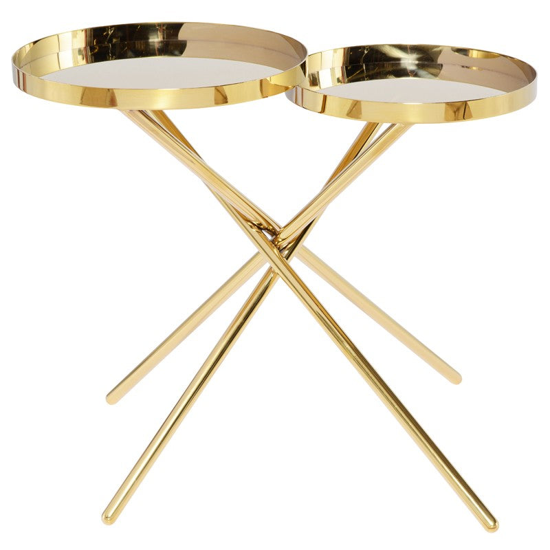 Olivia Side Table - Gold.